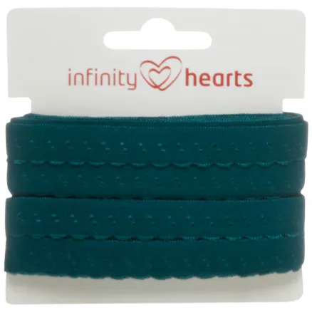 Infinity Hearts Spetsband Polyamid 20mm 369 Petrol - 5m