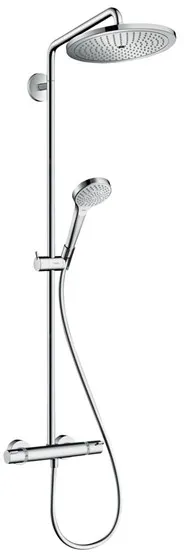 Hansgrohe Croma 160 Duschsystem, 1 stråltyp, Krom