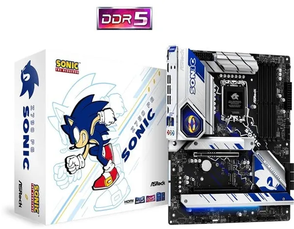 ASRock Z790 PG Sonic Moderkort - Intel Z790 - Intel LGA1700-socket - DDR5 RAM - ATX