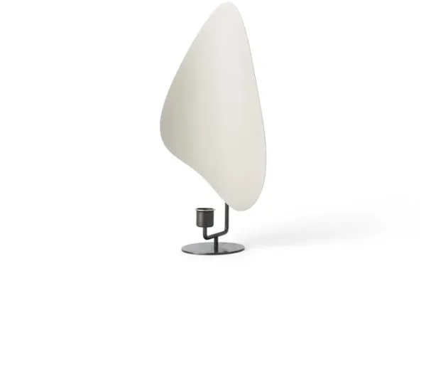Audo Flambeau Ljusstake H34 Patinerad Mässing/Grå